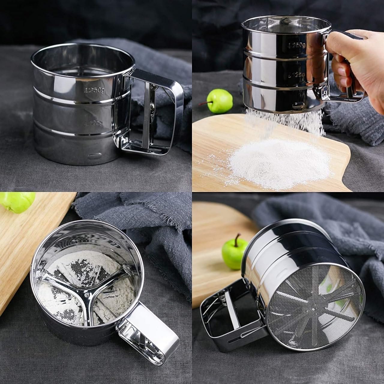 Stainless Steel Flour Sifter ( Atta Chhani)