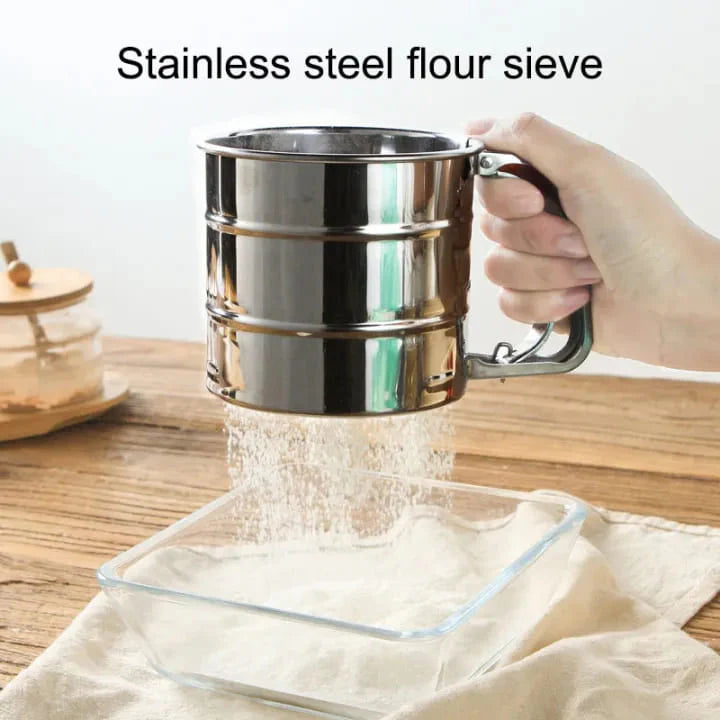 Stainless Steel Flour Sifter ( Atta Chhani)