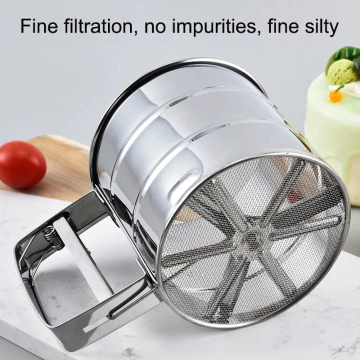 Stainless Steel Flour Sifter ( Atta Chhani)